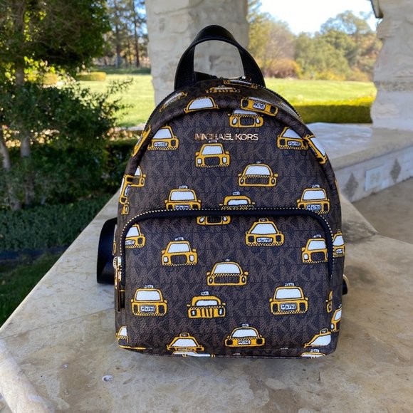 NWT Michael Kors nyc taxi Erin Sm backpack&wallet - Picture 12 of 15